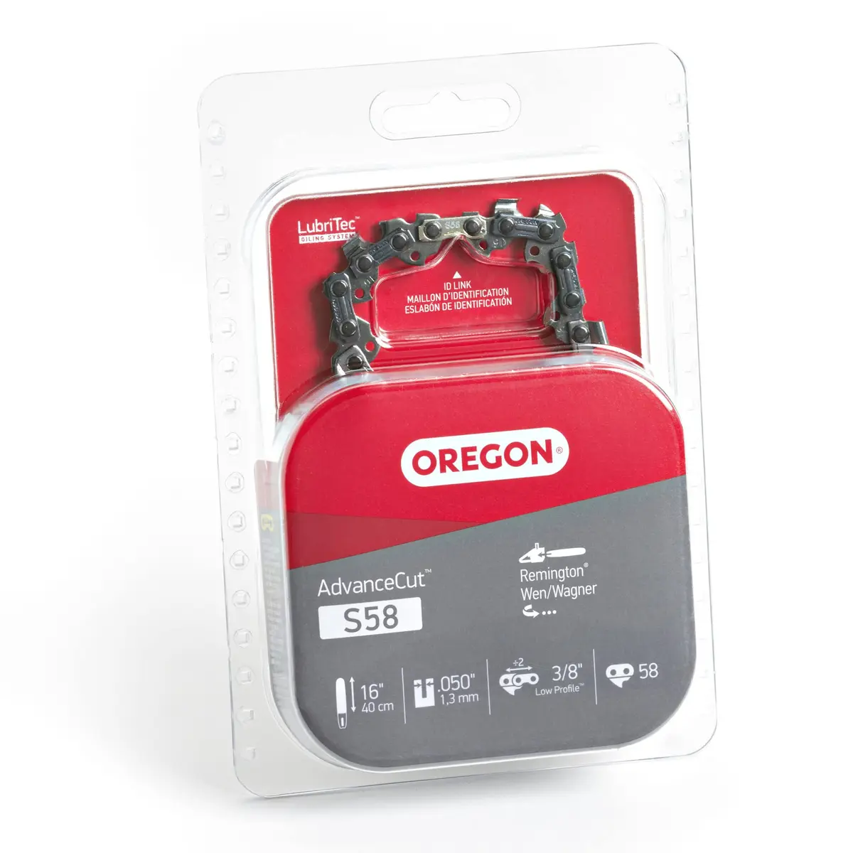Oregon Chainsaw Chain for 16" Bar, 3/8" LP, .050" Gauge, 58 Drive Links | Durable, Low-Kickback Chain for Landscaping - view 3