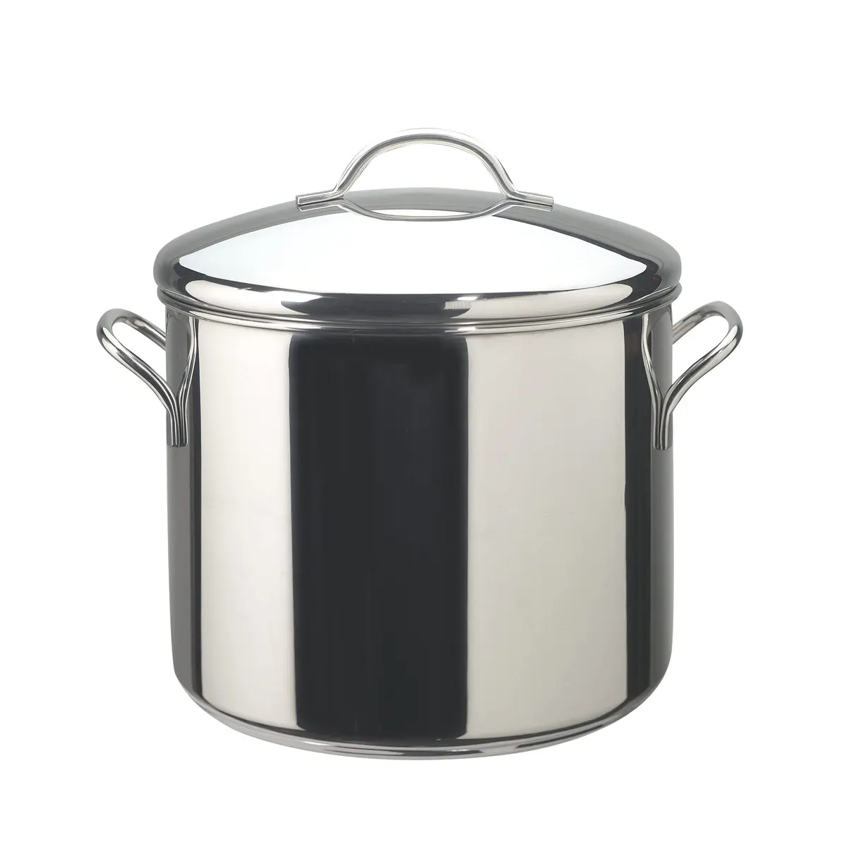 Farberware Classic Series 12 Qt Stainless Steel Stock Pot With Lid, Silver | Heavy-Duty 12 Quart Capacity for Large Batches - main product image