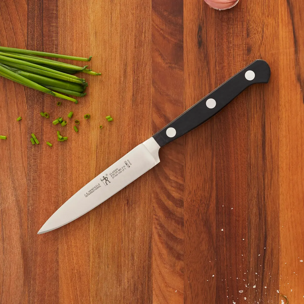 HENCKELS Classic 4" Paring Knife | Razor-Sharp, German Engineered, Dishwasher Safe - view 4