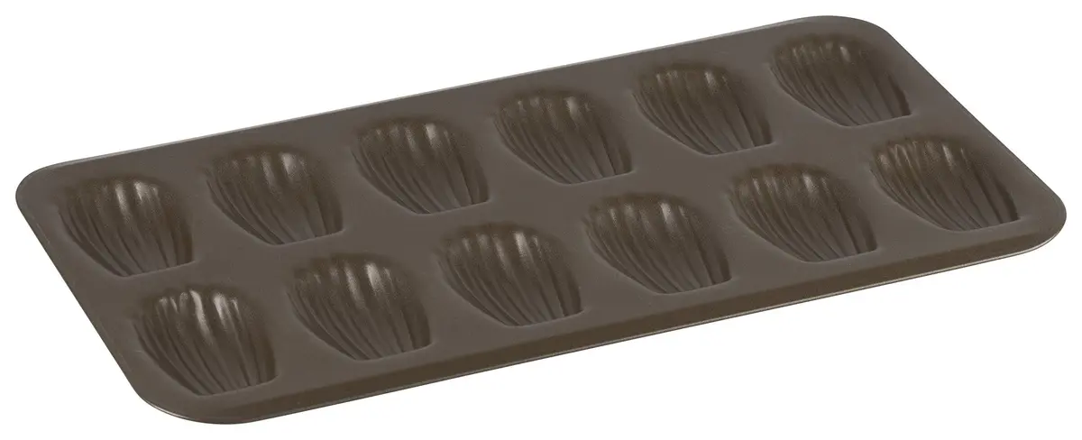 Gobel Non-Stick Madeleine Pan, 12 Shells, 15.6 x 7.9 in | French Bakeware Since 1887 - main product image