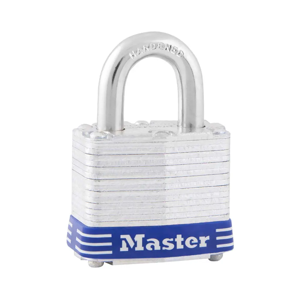 Master Lock 3D Laminated Padlock with Key, 40mm (1.57") Body, 19mm (0.75") Shackle, 1-Pack | Resettable Combination Lock for Gates & Fences - main product image