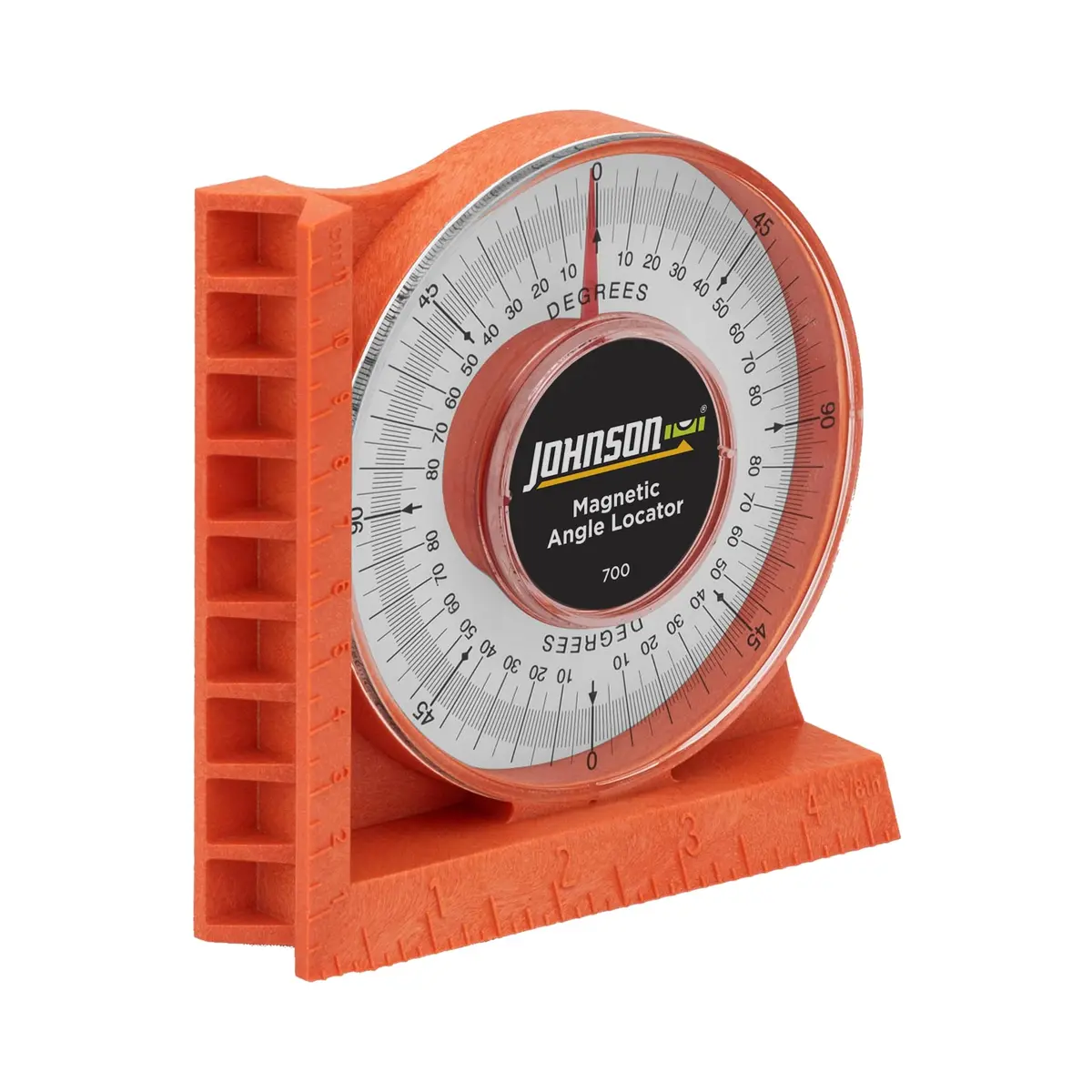 Johnson Magnetic Angle Locator 700 | Durable, High-Visibility Orange, 0-90° Readings - view 4