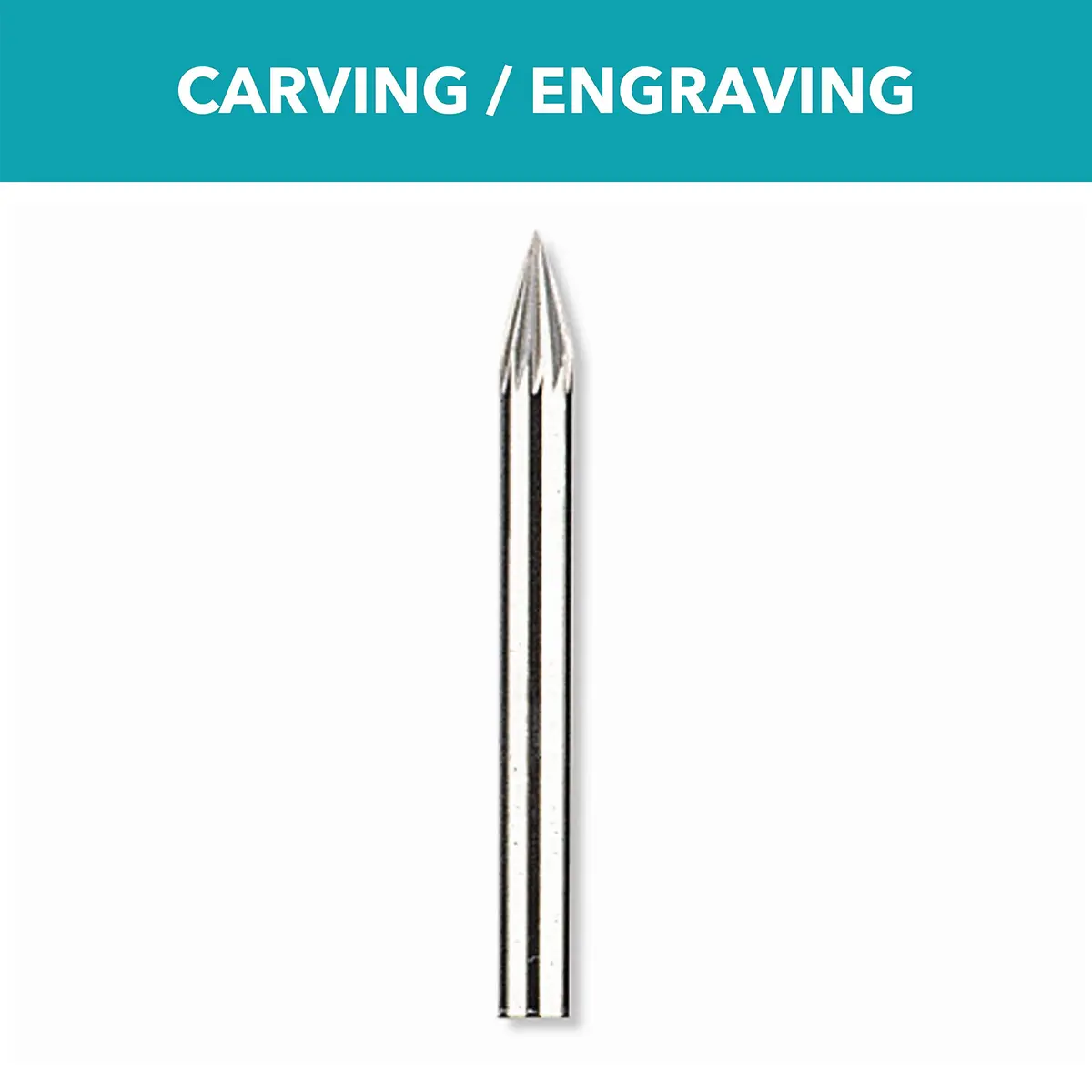 Dremel Tungsten Carbide Cutter 1/8 in | Heavy-Duty Hard Material Shaping & Grinding - view 2