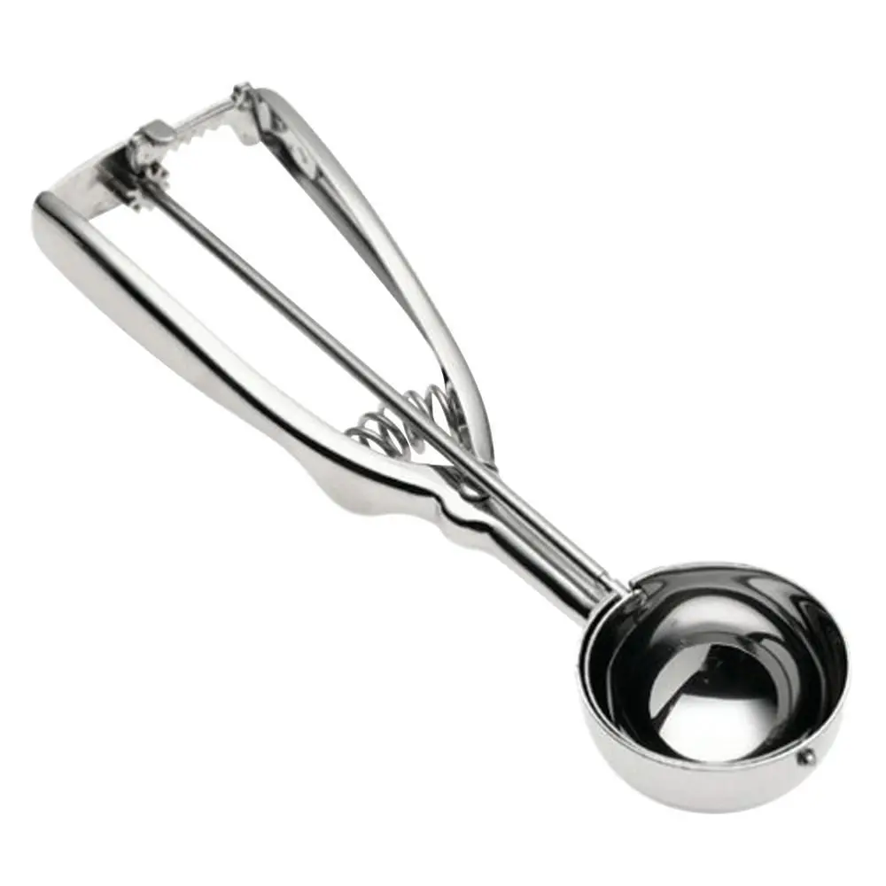 Norpro Stainless Steel Scoop 50MM | Heavy-Duty Ice Cream & Food Disher (8.5 inch, Silver) - main product image