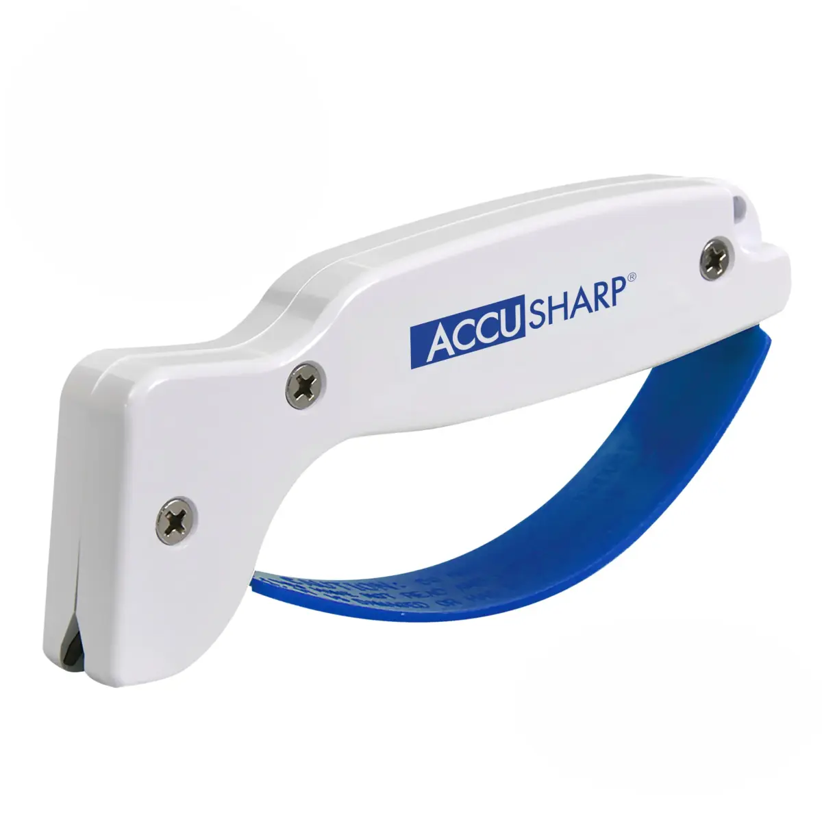 AccuSharp Knife Sharpener White | Restores Straight & Serrated Knives, 0.125 lb - main product image