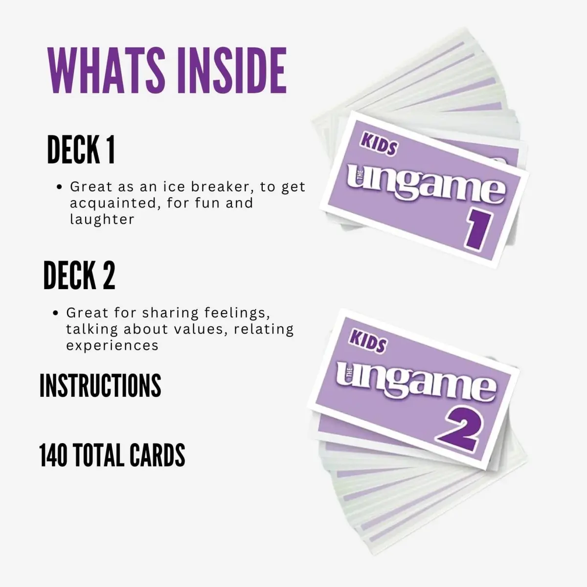 Talicor Pocket UNGAME Kids Edition Card Game | Non-Competitive Communication for Ages 5+ - view 5
