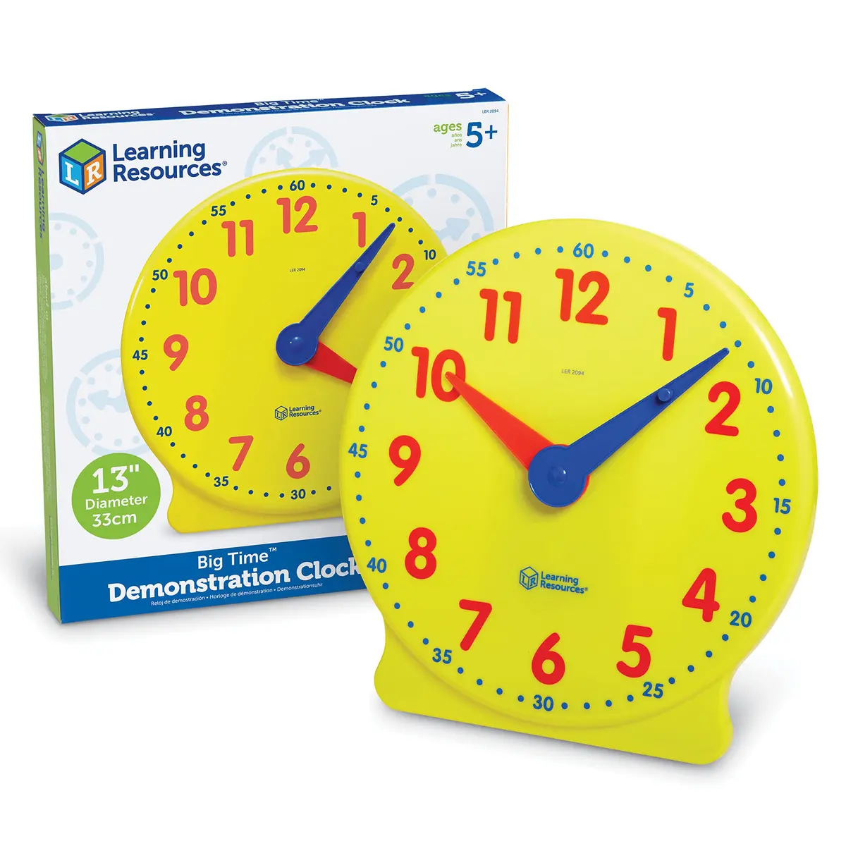 Learning Resources Big Time Demonstration Clock | Educational Toy for Ages 5+ - main product image