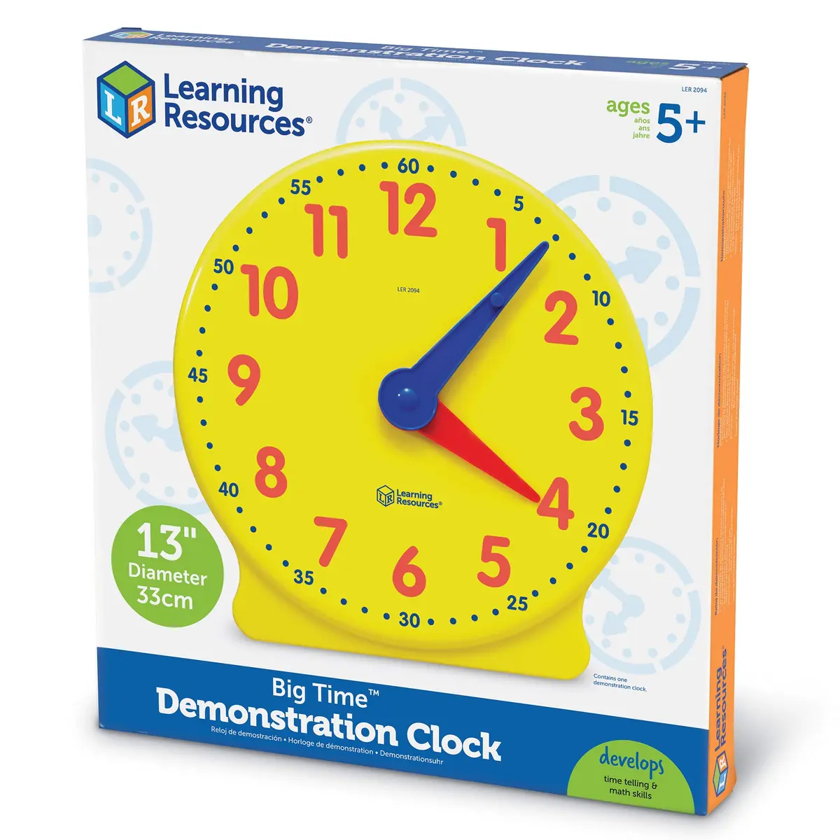 Learning Resources Big Time Demonstration Clock | Educational Toy for Ages 5+ - view 7