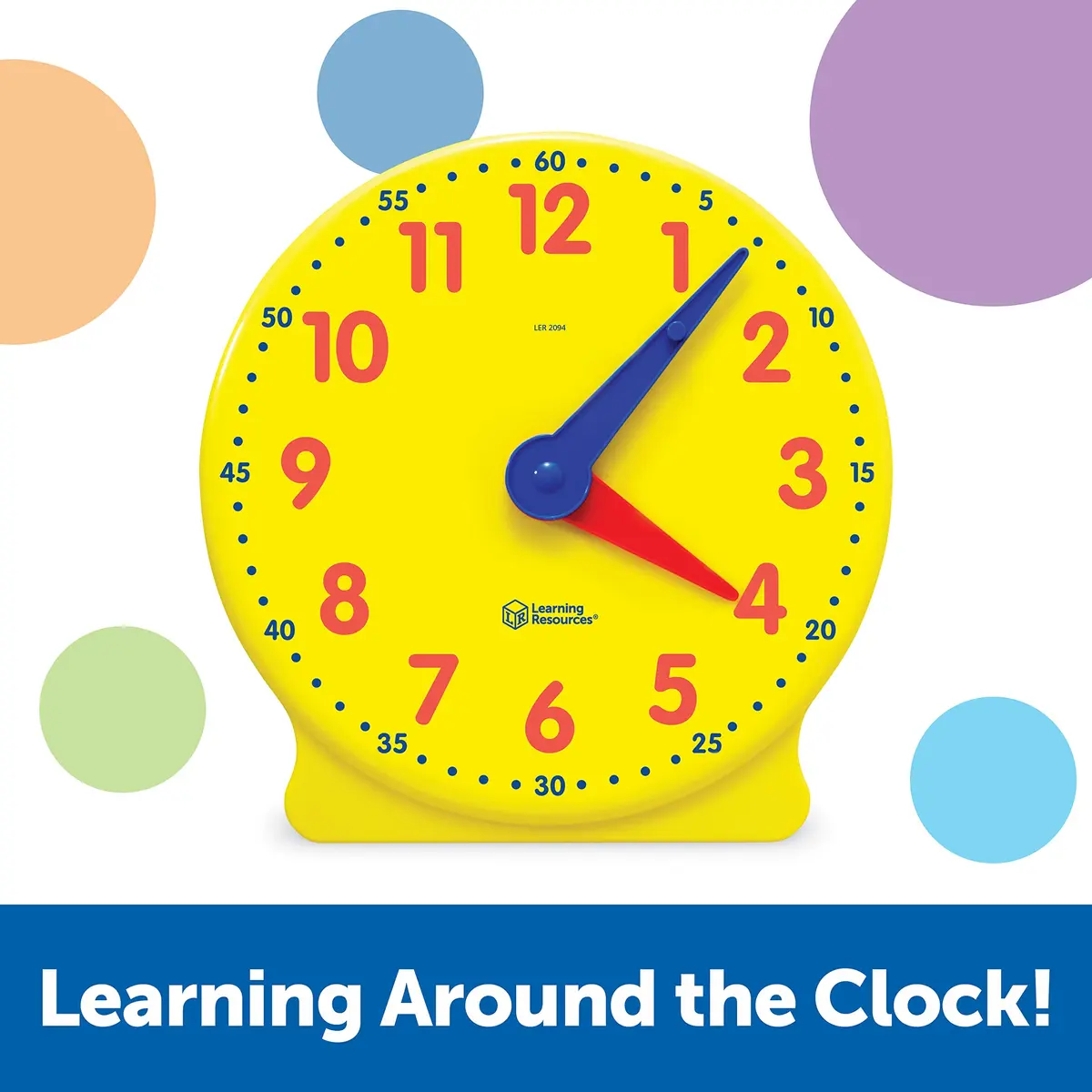 Learning Resources Big Time Demonstration Clock | Educational Toy for Ages 5+ - view 2