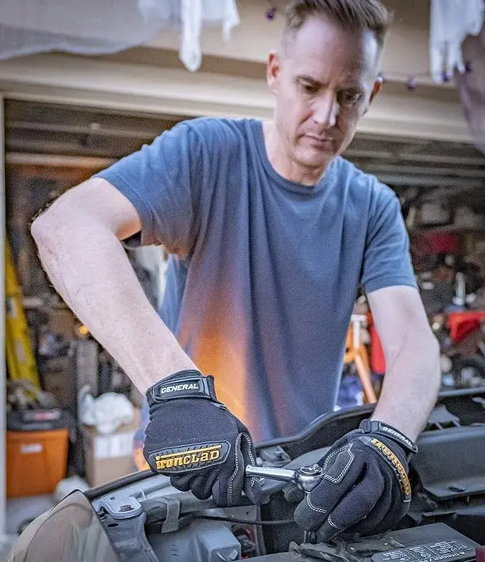 Ironclad General Utility Work Gloves GUG, Small, Black | Durable & Machine Washable - view 5