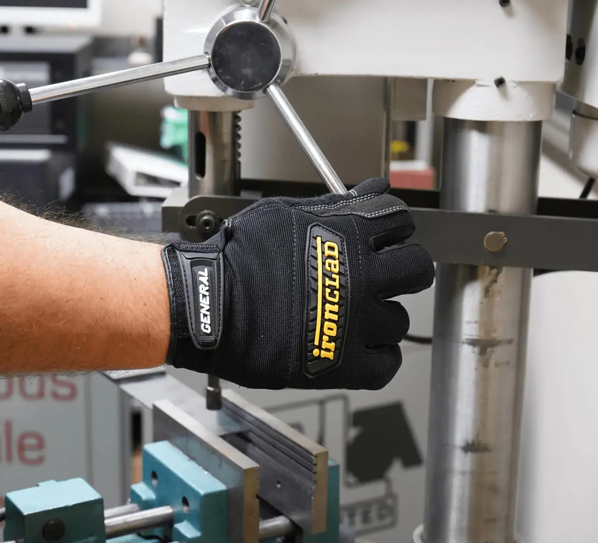 Ironclad General Utility Spandex Gloves, Black, X-Large (1 Pair) | ANSI Abrasion Level 3 Work Gloves - view 6