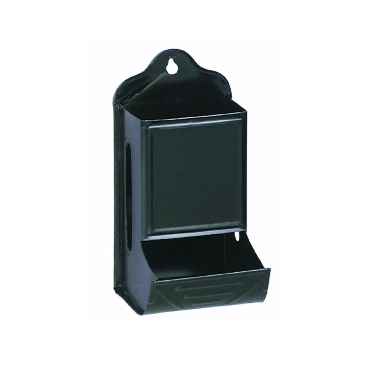 Fulton Match Box Holder | Vintage American Steel Decor for Fireplace & Kitchen - main product image