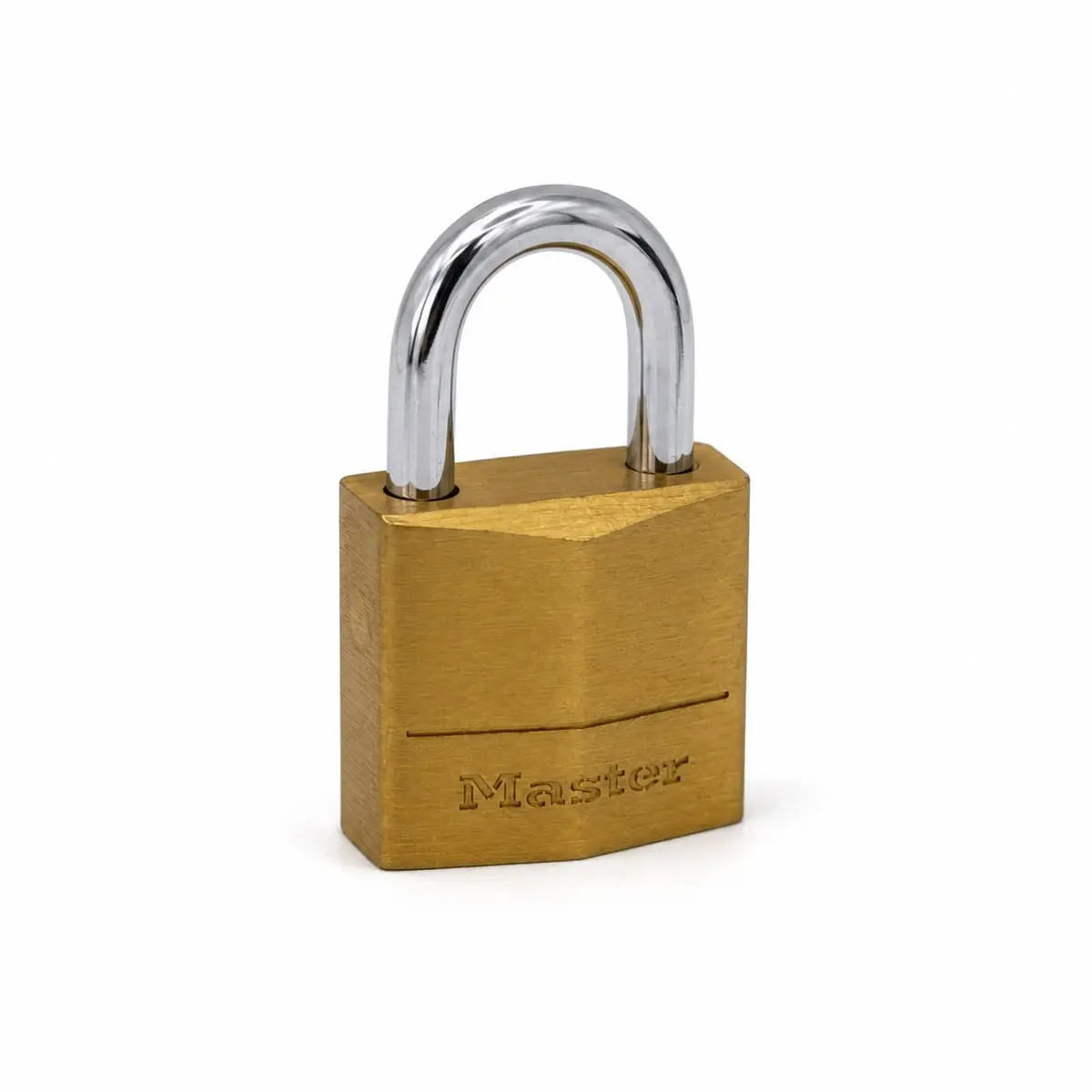 Master Lock Padlock, Solid Brass, 3/4 in. Wide, 120Q, Pack of 4 | Corrosion-Resistant, Keyed Alike - view 5