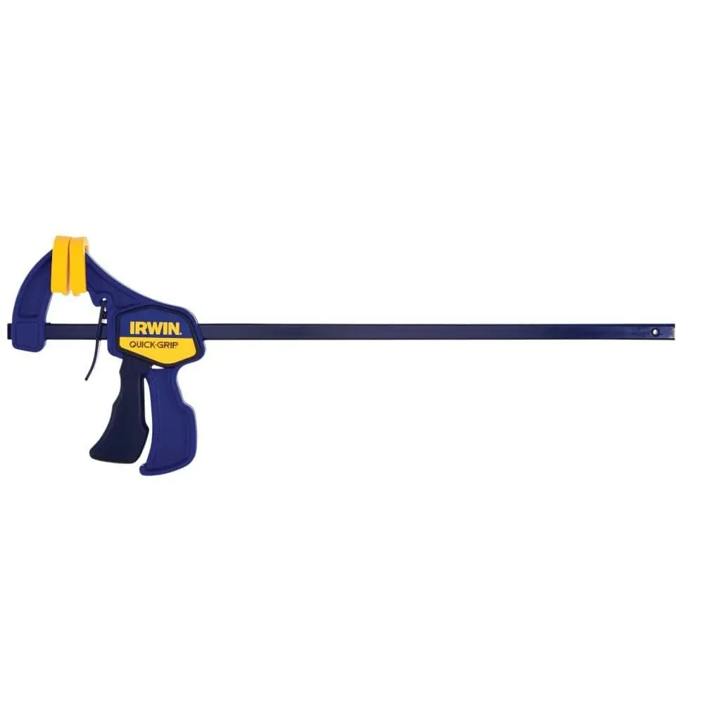 IRWIN QUICK-GRIP Mini One-Handed Bar Clamp 30.48cm (12-Inch) | Secure Hold for Small Projects - main product image