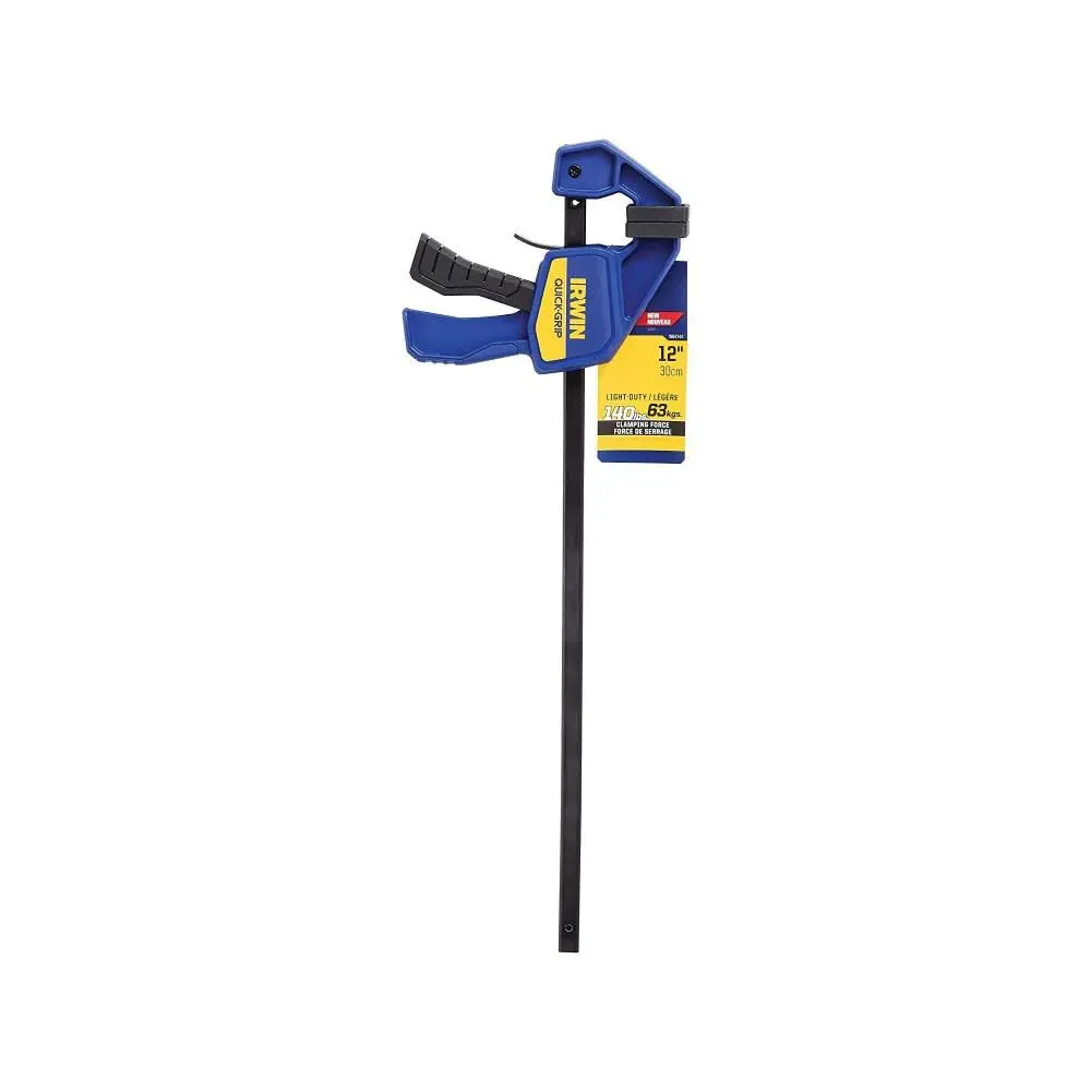 IRWIN QUICK-GRIP Mini One-Handed Bar Clamp 30.48cm (12-Inch) | Secure Hold for Small Projects - view 6