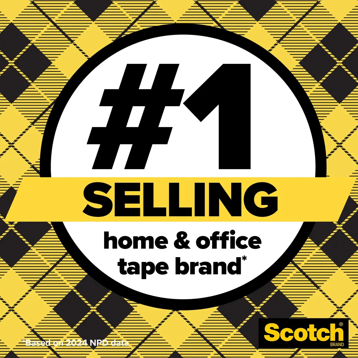 Scotch Permanent Double Sided Tape with Dispenser 1.27 cm x 635 cm (0.5 in. x 250 in.) | Mess-Free Permanent Adhesive - view 3