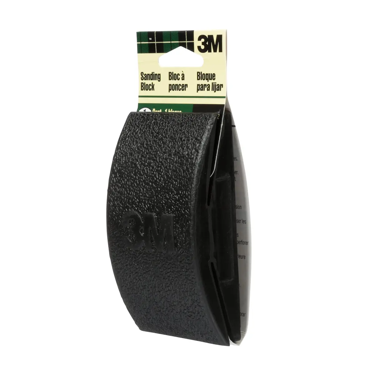 3M Rubber Sanding Block 12.1 cm x 6.7 cm (4.75 x 2.63 in) | Classic Heavy Duty Sanding Tool - view 3
