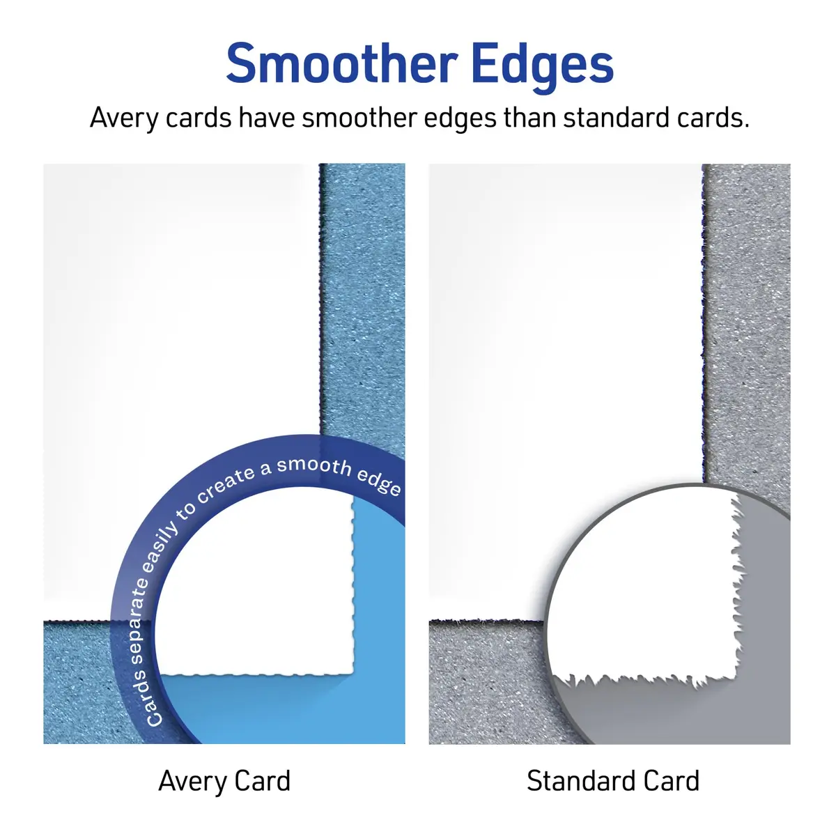 Avery Printable Tent Cards, 2.5" x 8.5", Matte White, 100 Place Cards | Customizable, Heavyweight Cardstock, Perfect for Events - view 7
