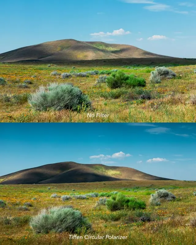 Tiffen 62mm Circular Polarizer Filter Reduce Glare & Reflections | Enhance Colors & Contrast - view 3