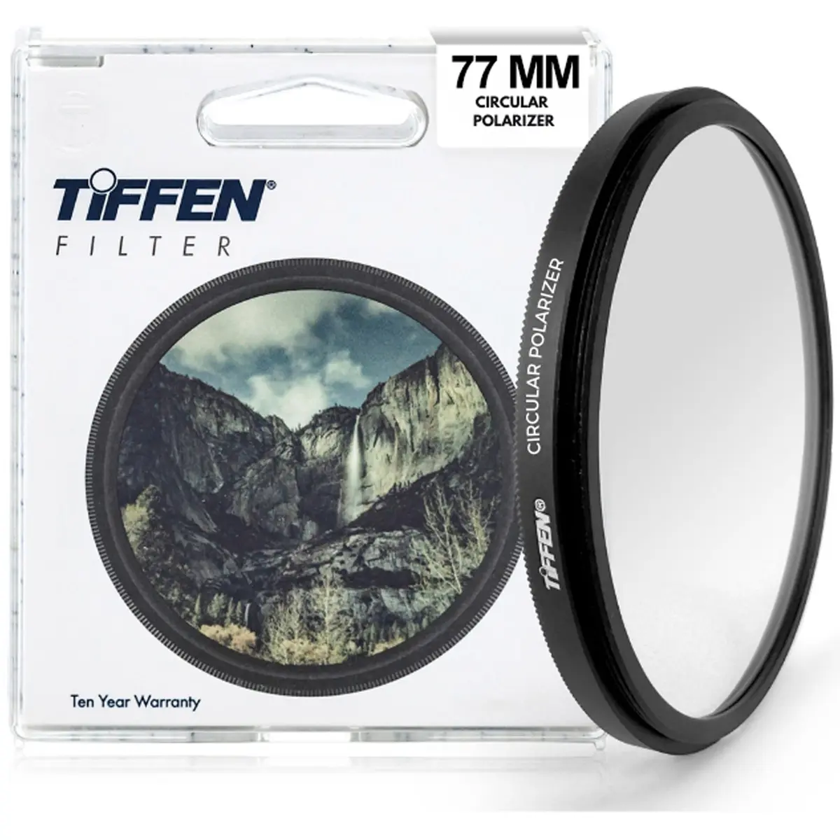 Tiffen 77mm CPL Circular Polarizing Filter Reduce Glare & Reflections | Enhance Outdoor Photography - main product image