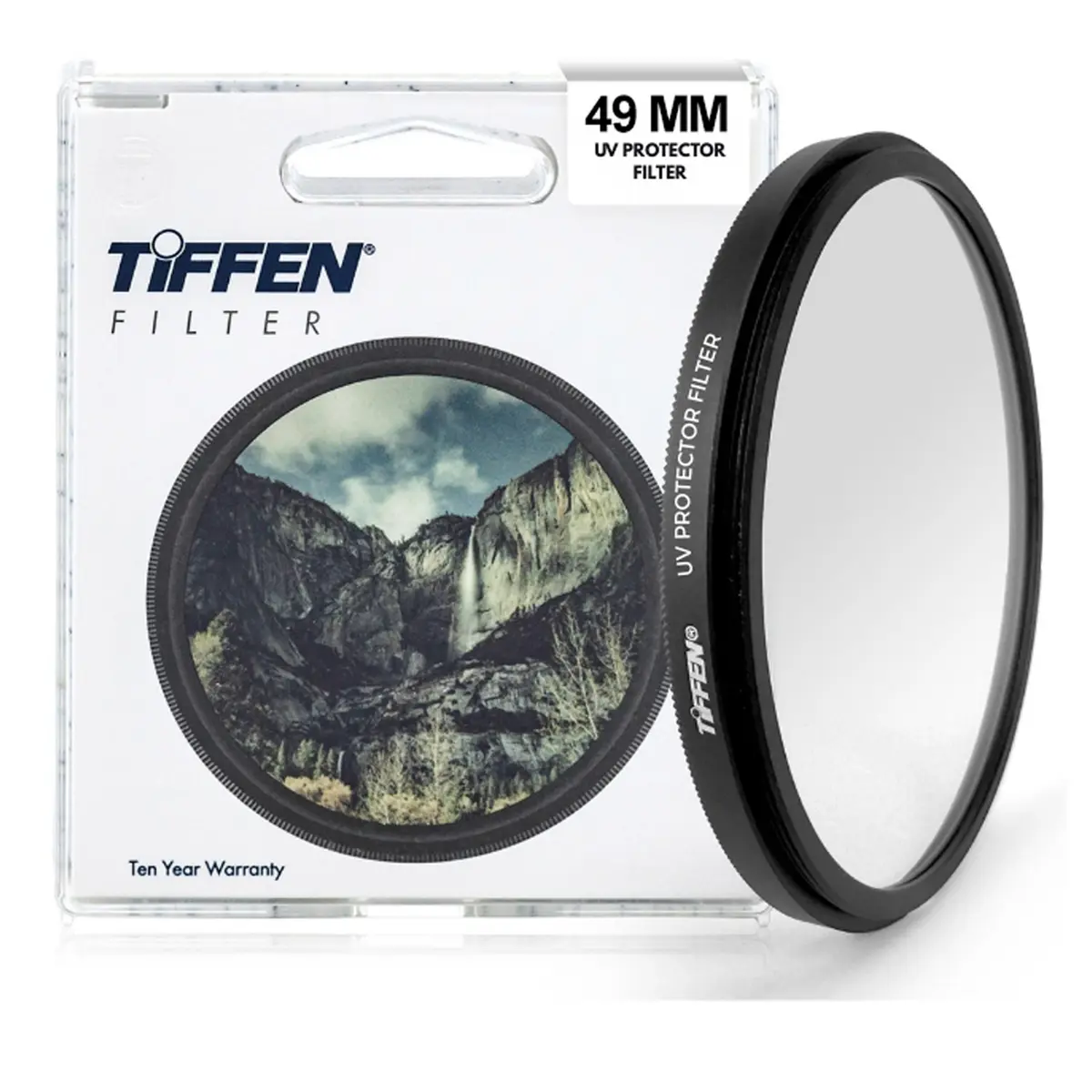 Tiffen 49mm UV Protector Filter 49mm Lens Filter | Protects Lens from Scratches, Dust, Moisture, and Impacts - main product image