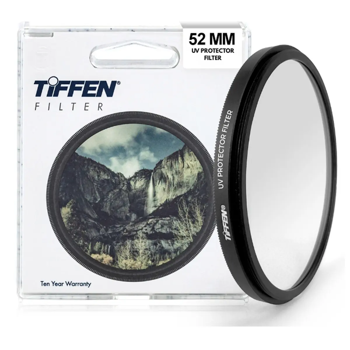 Tiffen 52mm UV Protector Filter with Premium Optical Glass | 52mm Lens Filter - main product image