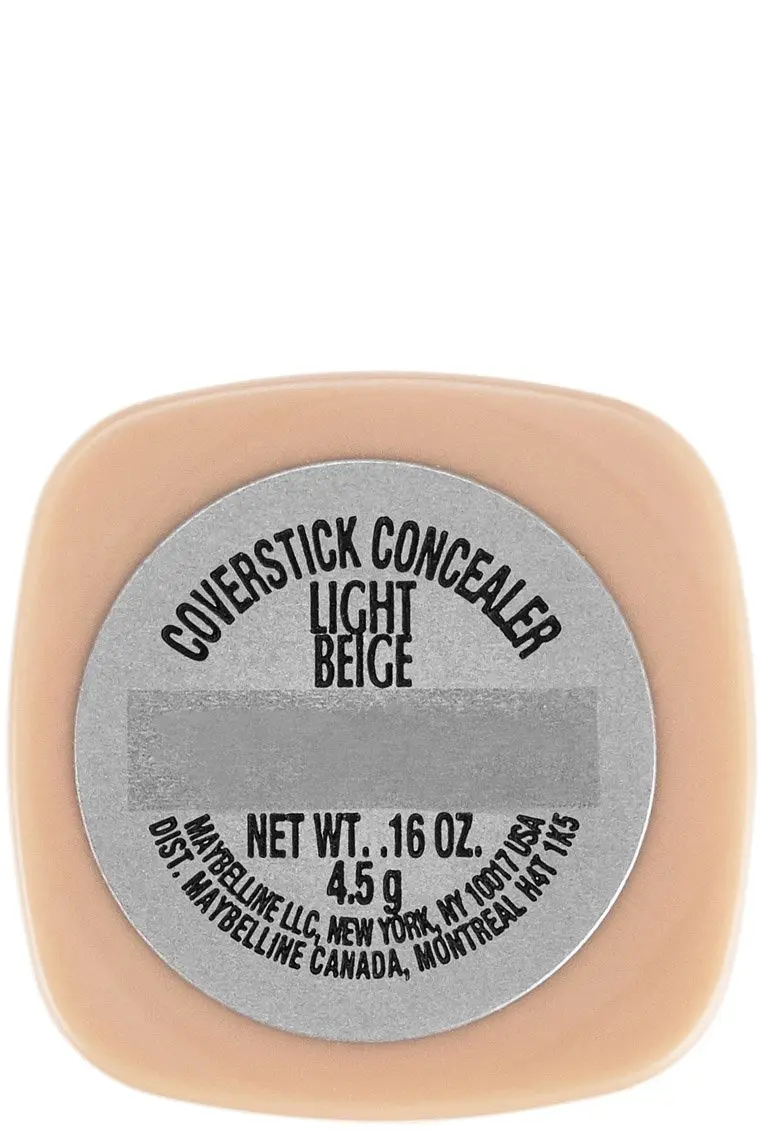 Maybelline New York Cover Stick Concealer Light Beige 0.16 Oz | Natural Coverage & Color Correcting - view 3