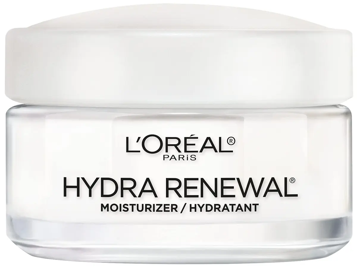 L'Oreal Paris Hydra-Renewal Face Moisturizer for Dry Sensitive Skin with Pro-Vitamin B5, 50ml (1.7 Oz) - main product image