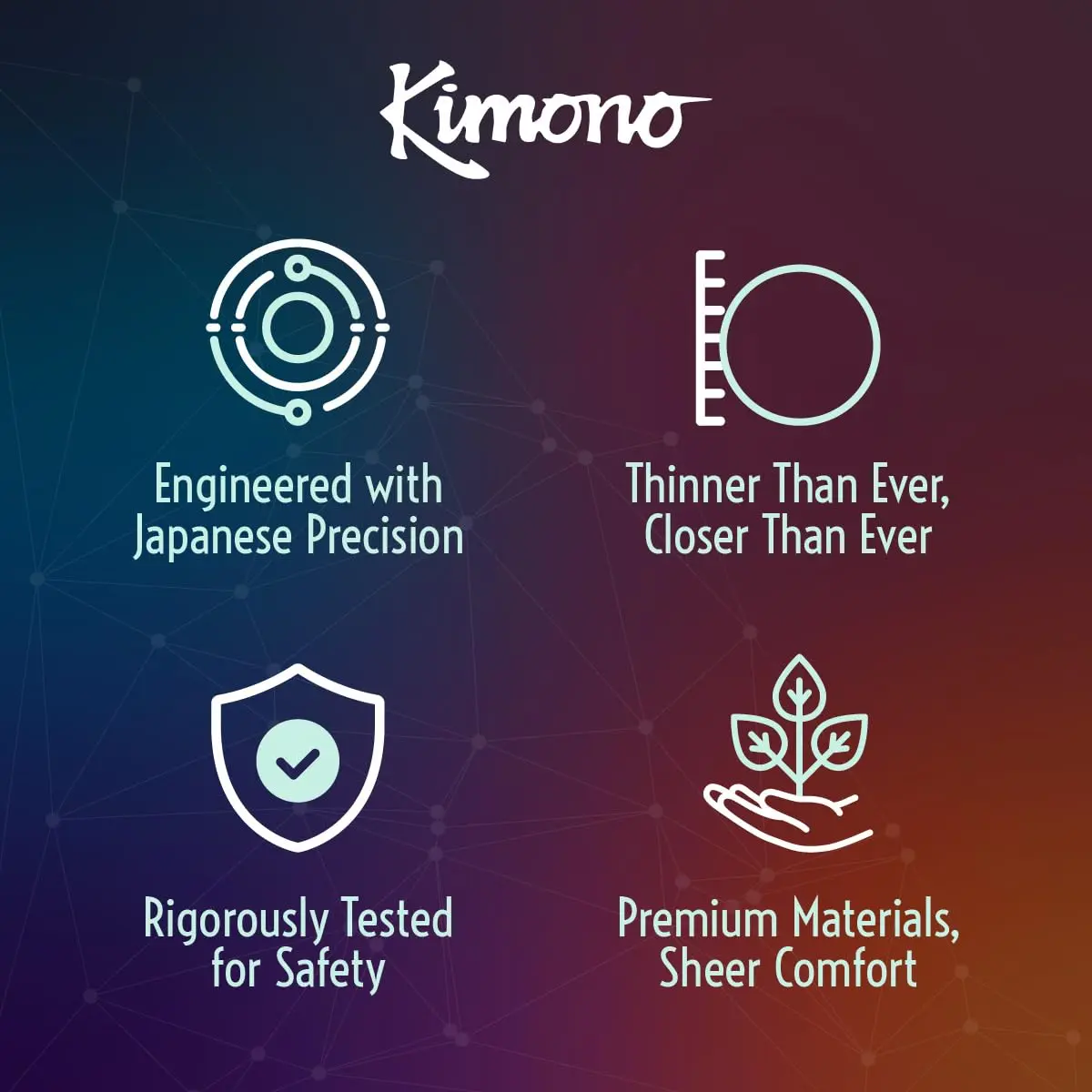 Kimono MicroThin Ribbed Sensi-Dots Condoms Pack of 12 | Ultra Thin, Ribs & Dots, Vegan Latex, Japan - view 4