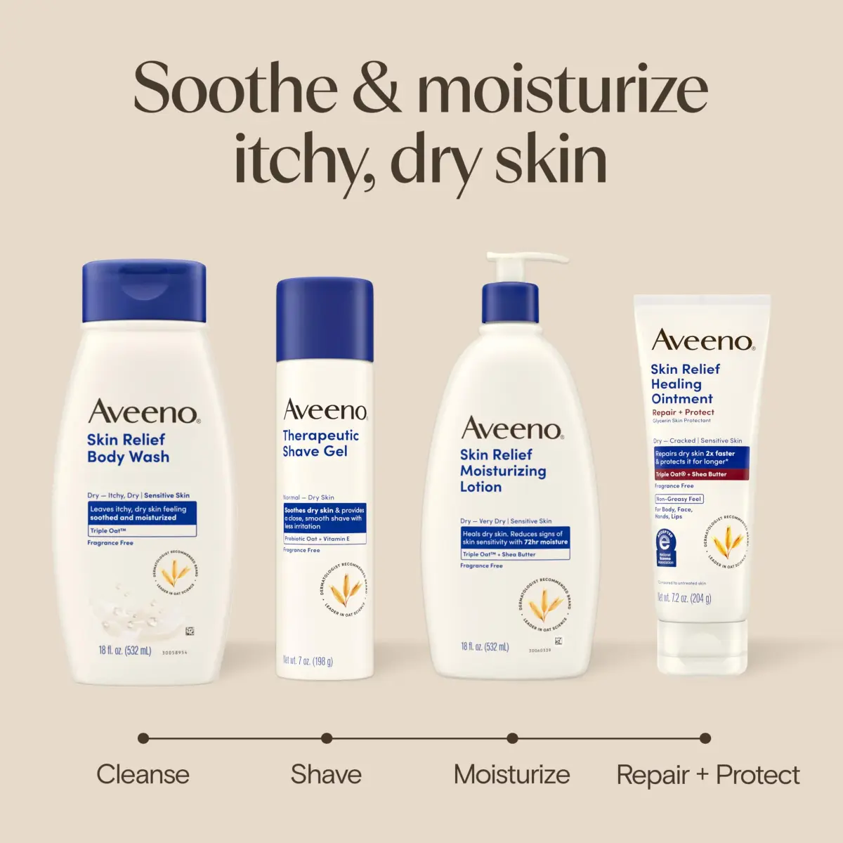 Aveeno Therapeutic Shave Gel for Sensitive Skin 207ml (7 Oz) | Prevents Razor Bumps & Irritation - view 8