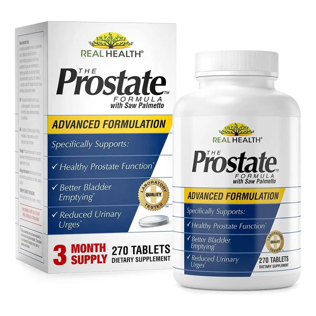 Real Health The Prostate Formula, Pomegranate, Zinc, Pumpkin - 270 Count | Supports prostate health and urinary comfort - main product image