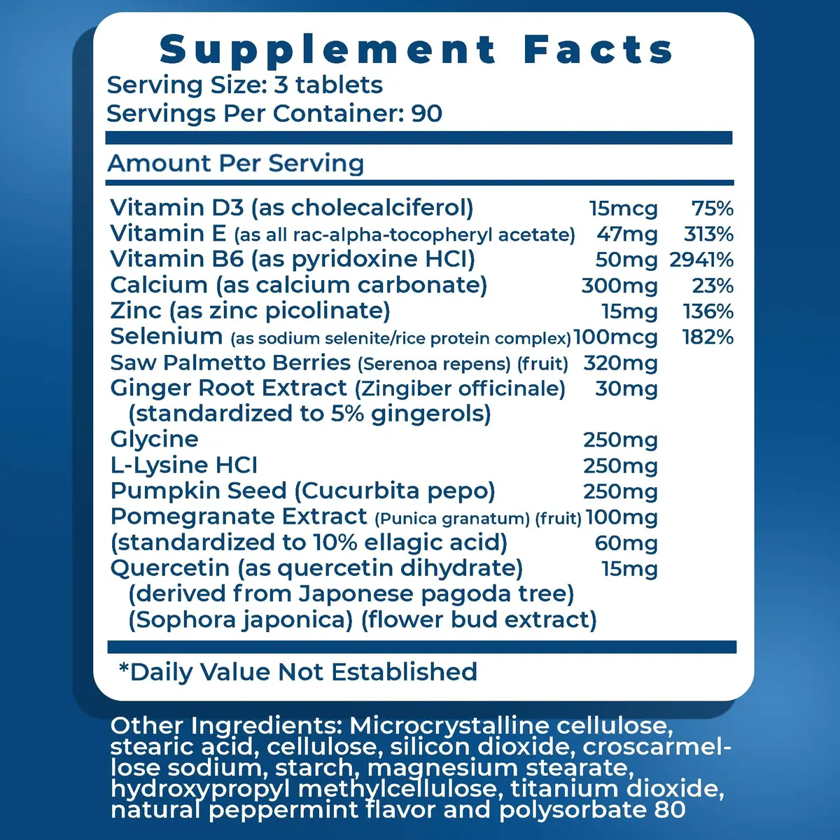 Real Health The Prostate Formula, Pomegranate, Zinc, Pumpkin - 270 Count | Supports prostate health and urinary comfort - view 6