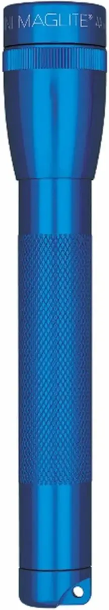 MagLite Mini Incandescent Flashlight 5in (12.7cm) Blue | Compact, Water-Resistant, AAA Battery-Powered - main product image