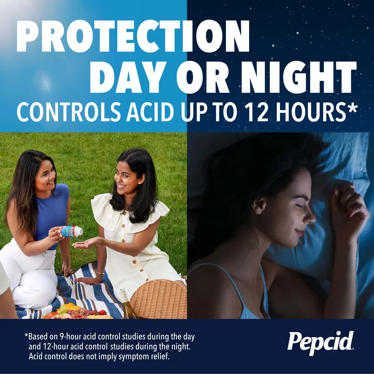 Pepcid Complete Acid Reducer + Antacid Chews, 50 Count Mint | Dual-Action Heartburn Relief Medication - view 4