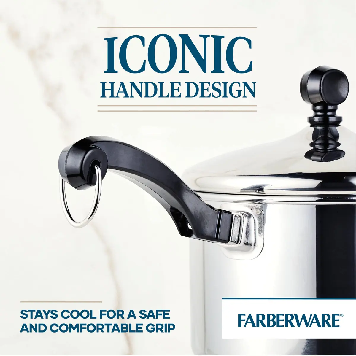 Farberware Classic Series Stainless Steel Sauce Pan with Lid, 2 Qt | Induction Compatible, Oven Safe - view 5