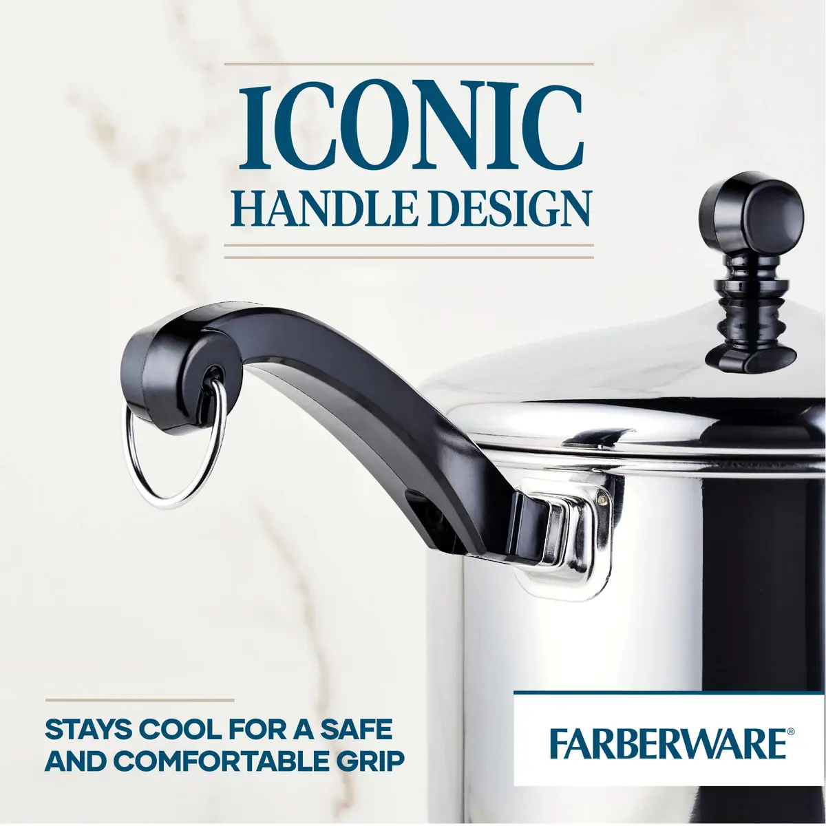 Farberware Classic Series Sauce Pan with Lid, 3-Quart, Stainless Steel | Durable, Induction Compatible, Oven Safe - view 7