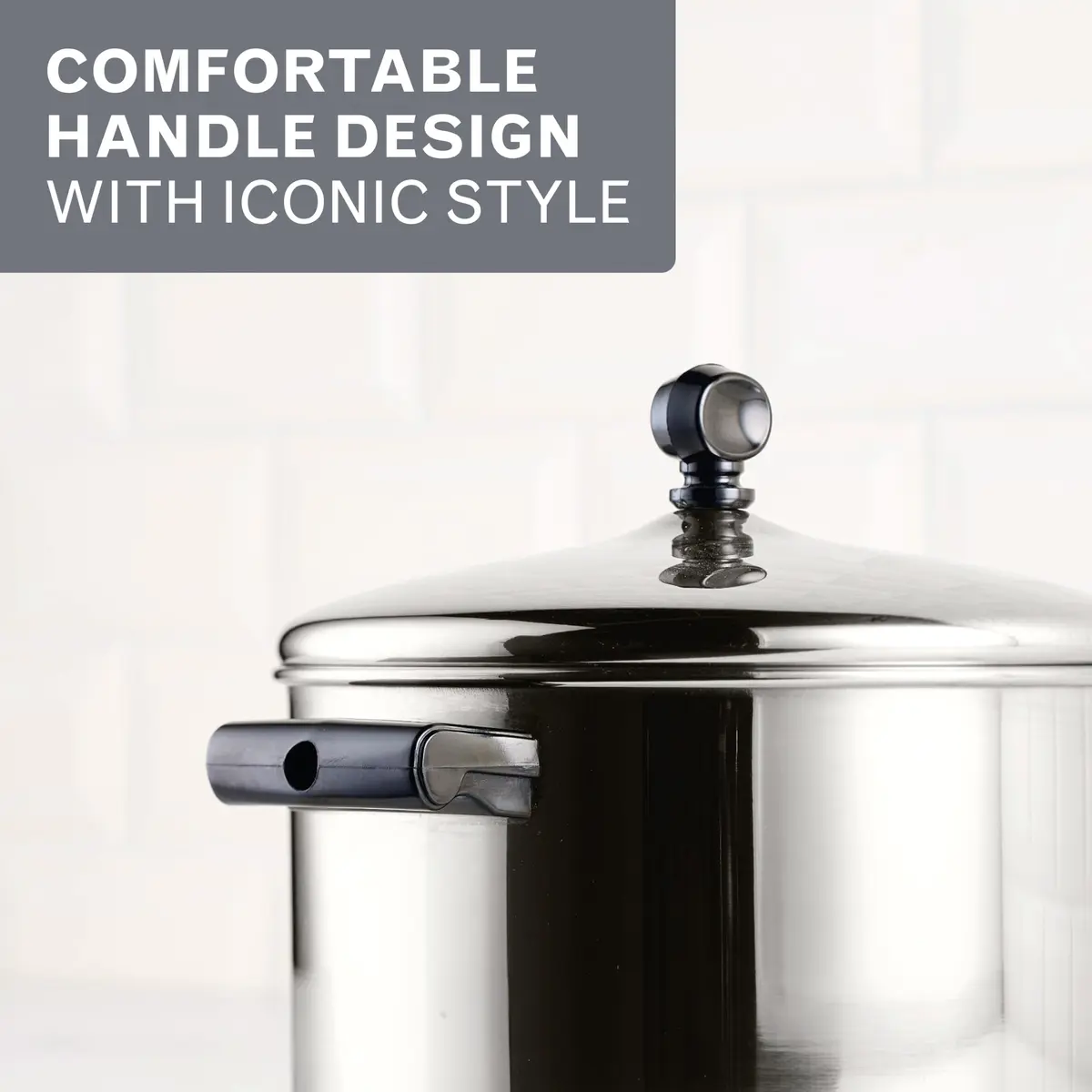 Farberware Classic Series Stainless Steel Stockpot with Lid, 6-Quart | Heavy-Duty, Induction Compatible, Dishwasher Safe - view 9