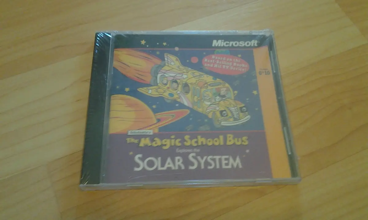 Microsoft The Magic School Bus Explores the Solar System | Educational PC Game for Kids (5in x 6in x 0.5in) - main product image