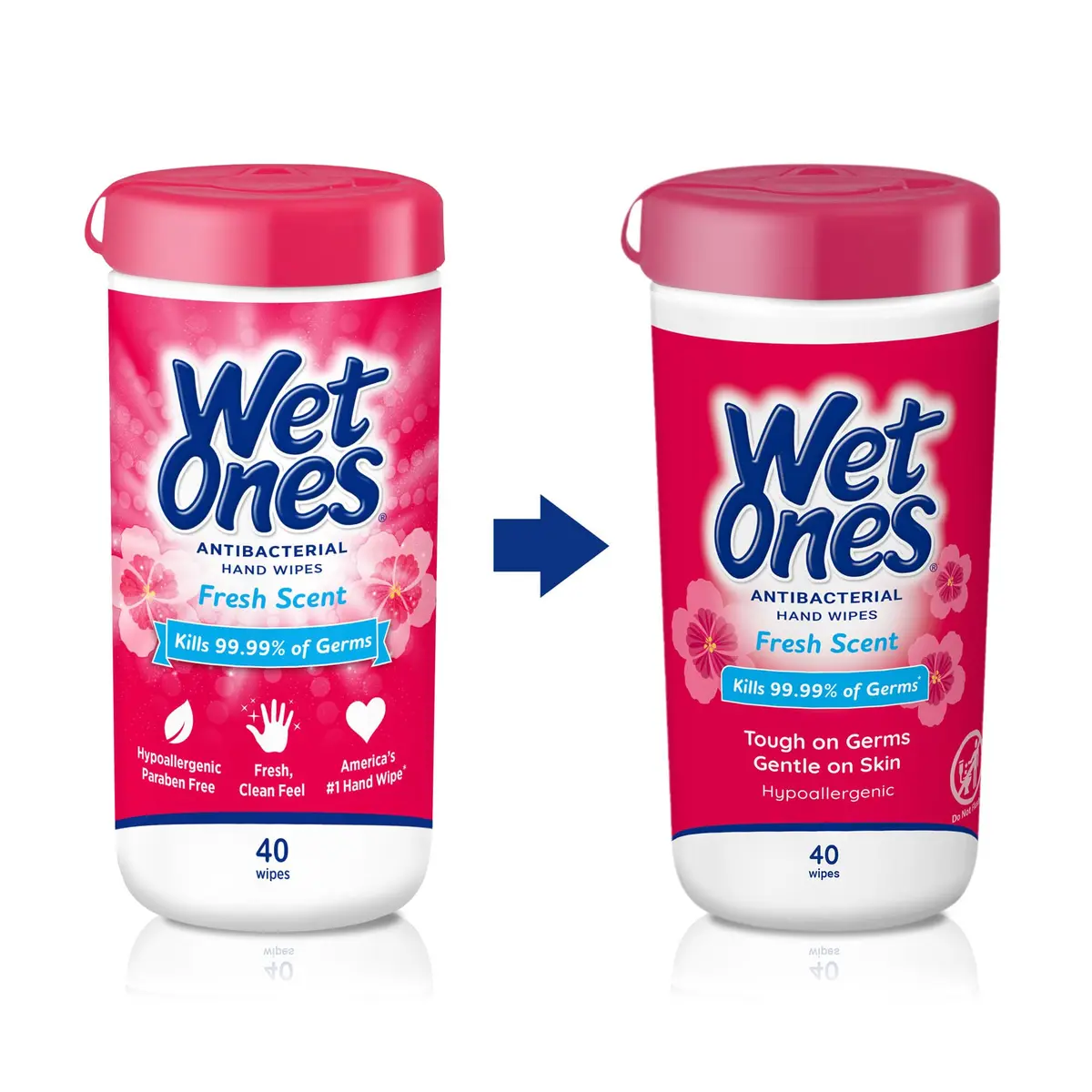 Wet Ones Antibacterial Hand Wipes Fresh Scent 40 Count | Kills 99.99% of Germs - view 7