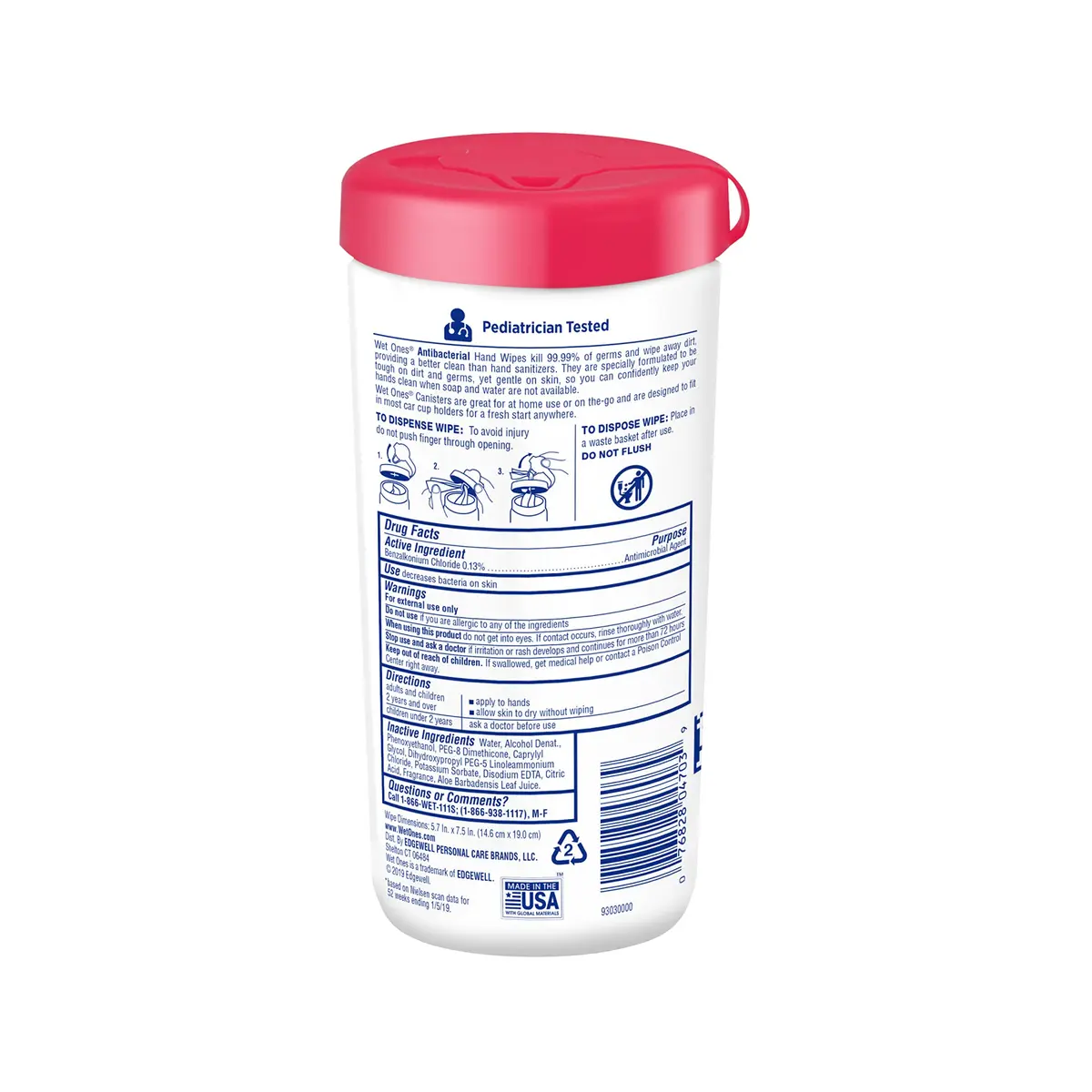 Wet Ones Antibacterial Hand Wipes Fresh Scent 40 Count | Kills 99.99% of Germs - view 8
