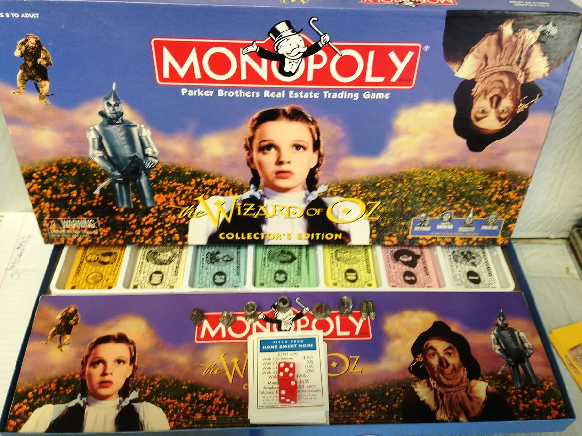 The Wizard Of Oz Monopoly Game | Collector's Edition, Multicolor, 2.25 lbs - main product image