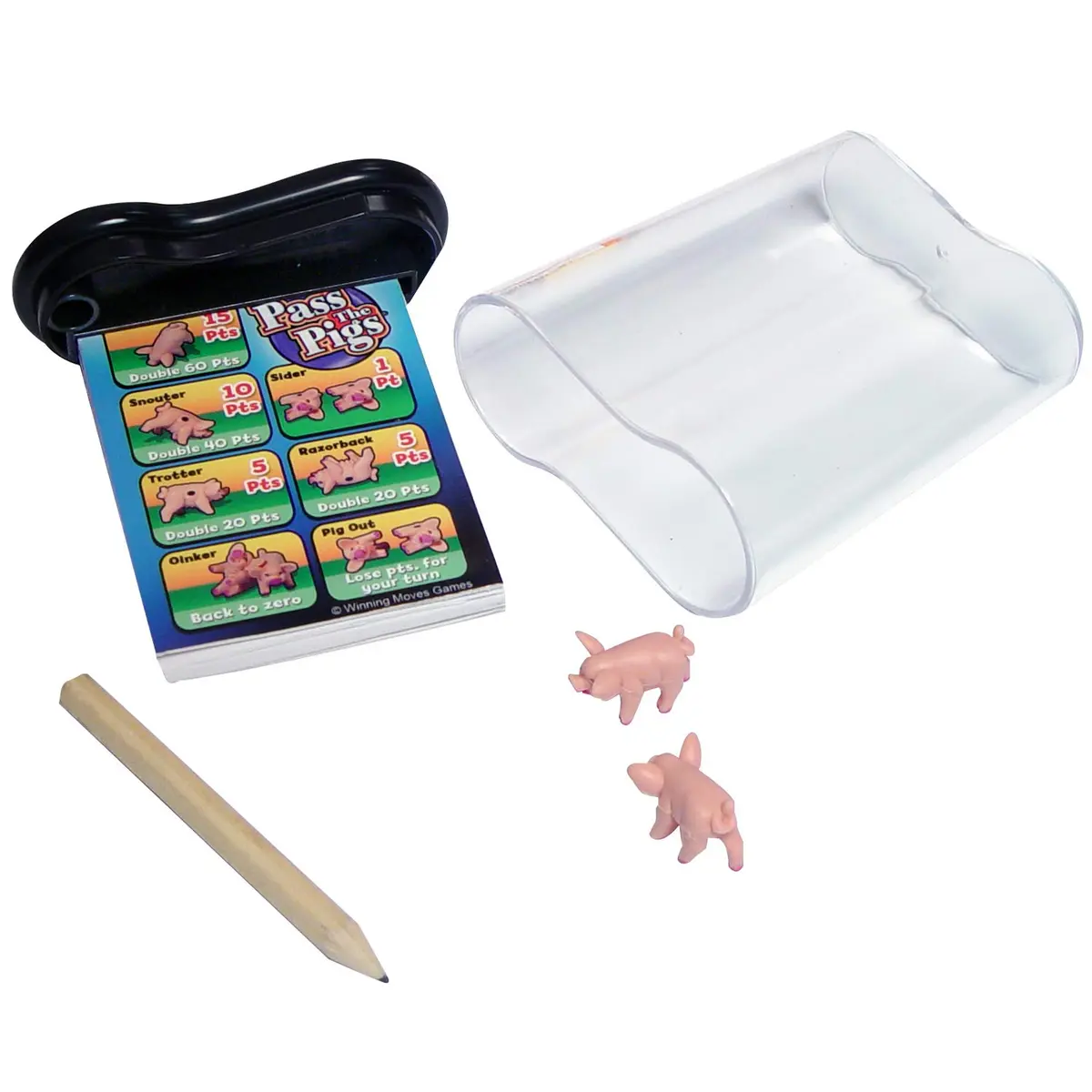 Pass the Pigs Classic Dice Game | Portable Travel Entertainment for All Ages (1 Set, Multicolor) - view 2