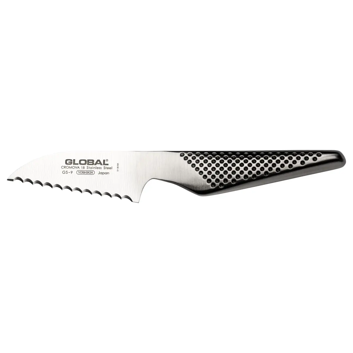 Global GS-9-3 inch, 8cm Serrated Tomato Knife, 3" | Precision serrated blade for delicate fruits - main product image