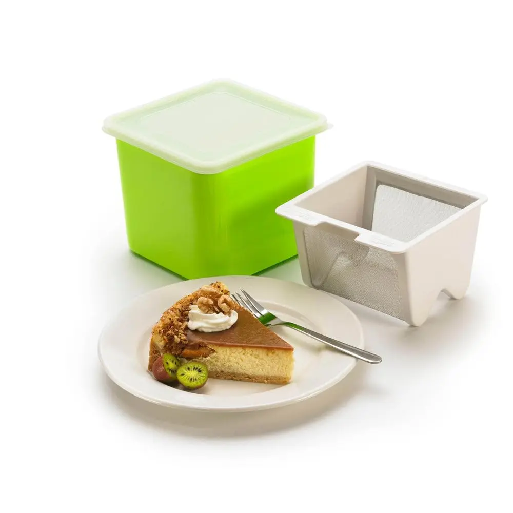 Cuisipro Yogurt Cheese Maker, White | Converts 3 cups yogurt into 1 cup cheese in 24h - view 5