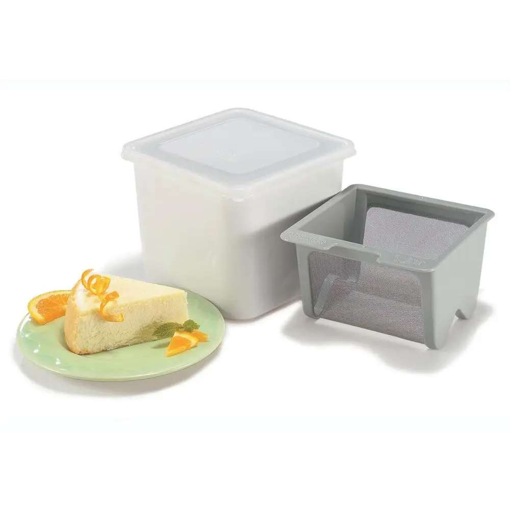 Cuisipro Yogurt Cheese Maker, White | Converts 3 cups yogurt into 1 cup cheese in 24h - view 7