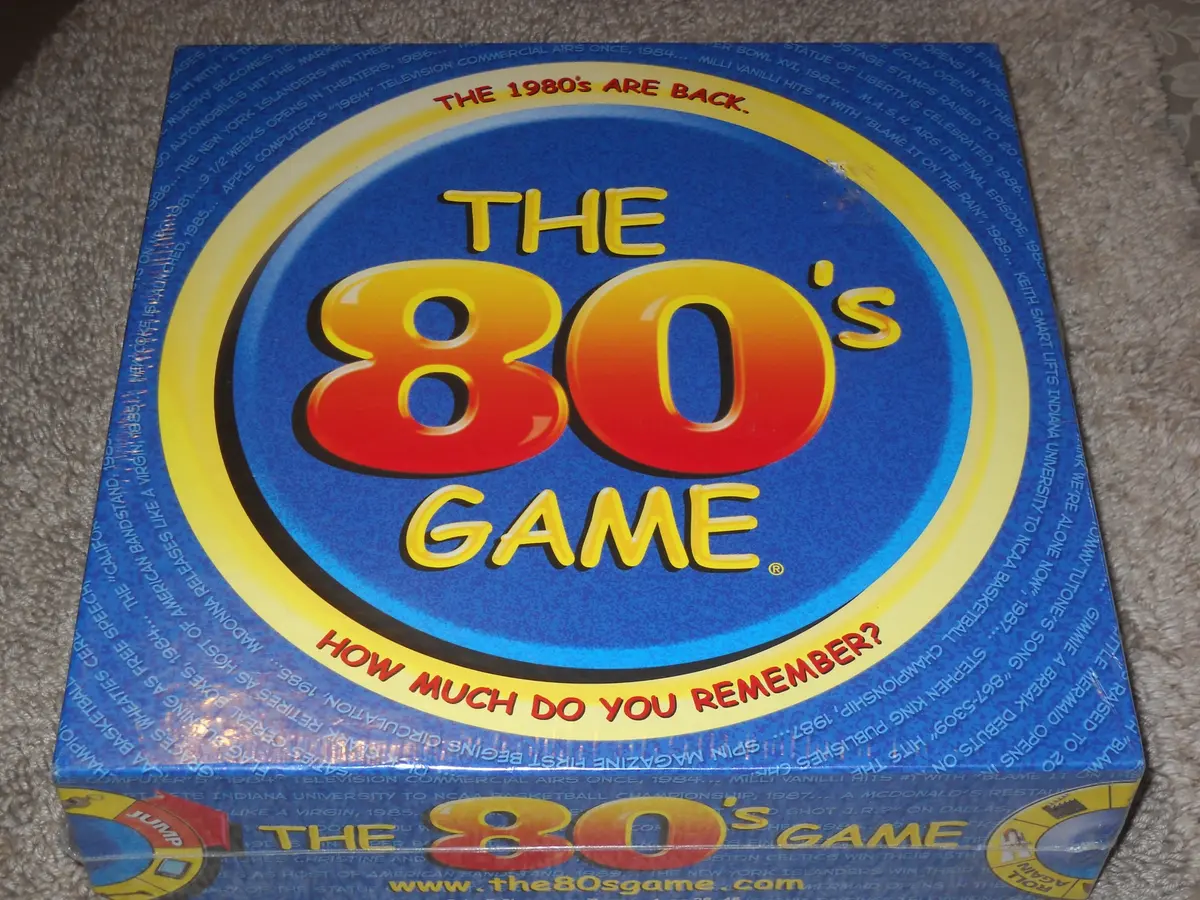 Start Space The 80's Game | Trivia Board Game for Nostalgic Adults (1.12 kg / 2.47 lb) - main product image