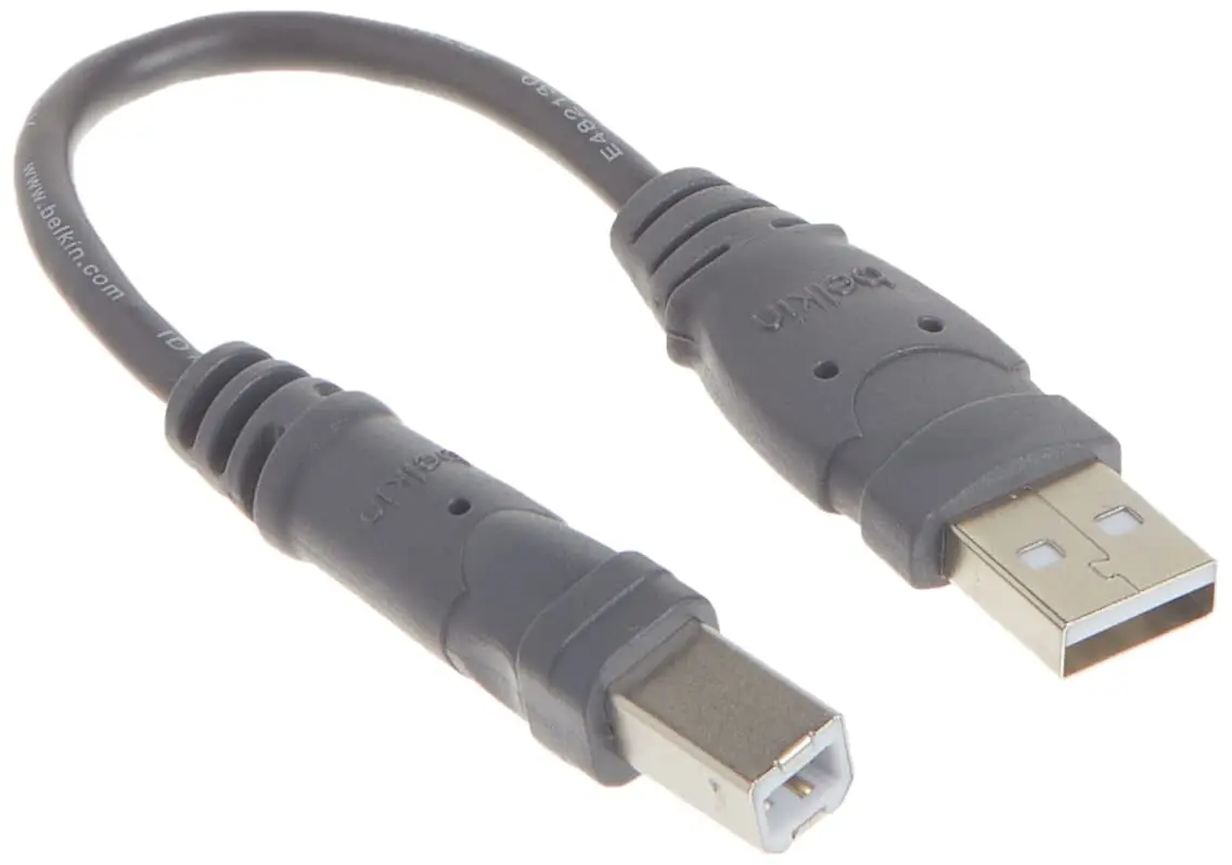 Belkin USB-A to USB-B 6-inch Cable | Connect Printers, Scanners, Hard Drives - main product image