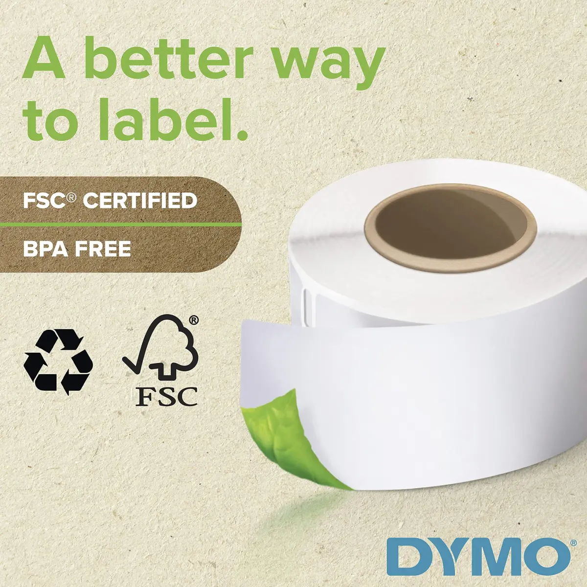 DYMO LW Extra-Small Multi-Purpose Labels 1/2" x 1" (1000 Labels) | Direct Thermal Printing - view 3