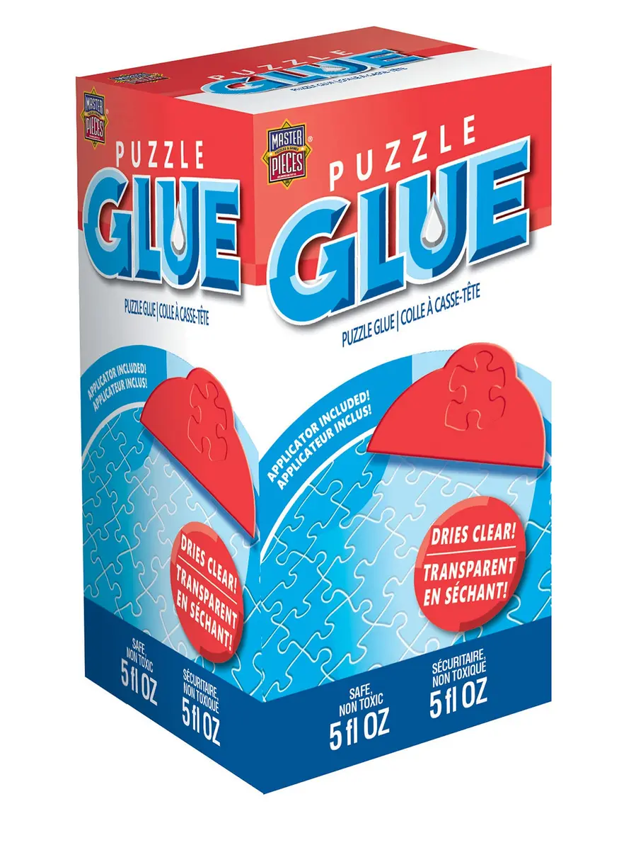 MasterPieces Clear 5 oz Bonding Adhesive with Applicator | Preserves Puzzles & Crafts - view 2