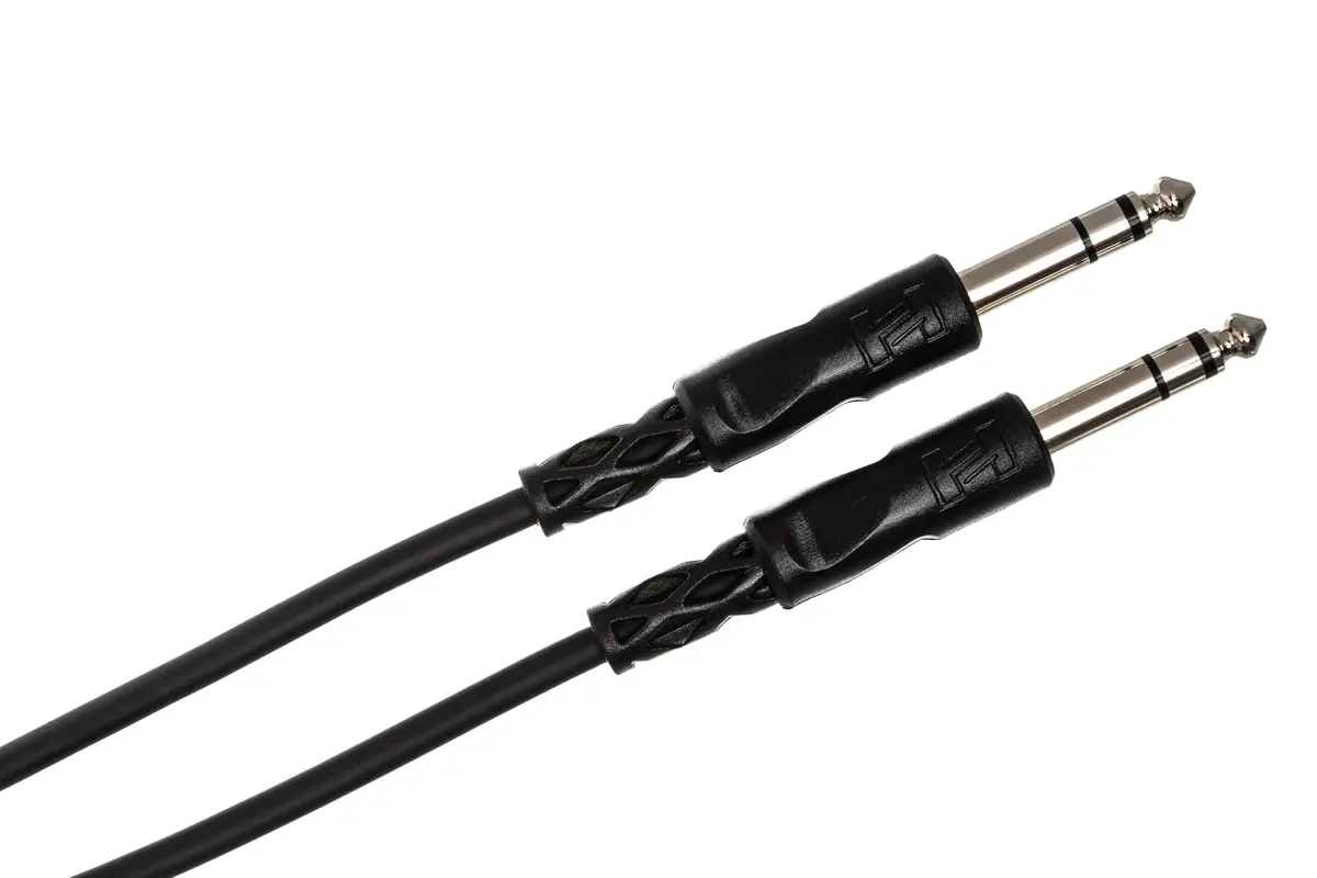 Hosa CSS-110 Balanced 1/4" TRS to 1/4" TRS Interconnect Cable, 3.05 m (10 Feet) Pack of 2 | Professional Audio Signal Transfer - view 2